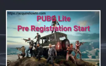 PUBG lite Pre-Registration Started before The Launch Event PUBG Lite AcquireHowTo