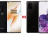 OnePlus 8 Pro vs Samsung Galaxy S20 Plus OnePlus 8 Pro vs Samsung Galaxy S20 Plus
